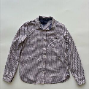 Tommy Hilfiger women’s blouse plaid shirt medium